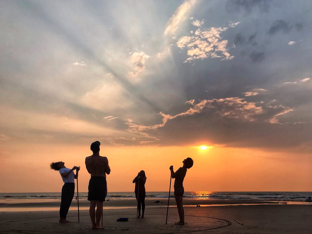Sunset In Goa India with Circle - God Dieux Photography