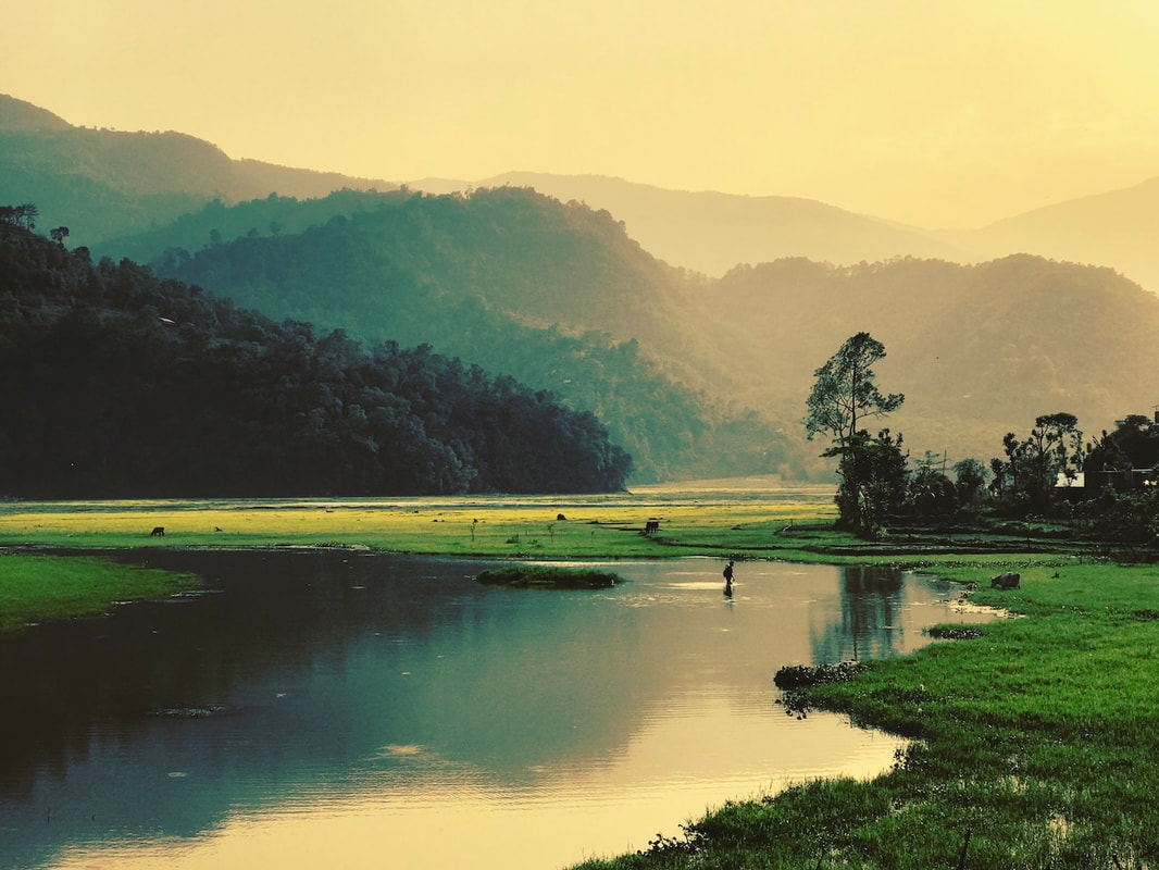 Lakeside Himalayan Mirage Nepal - God Dieux Photography