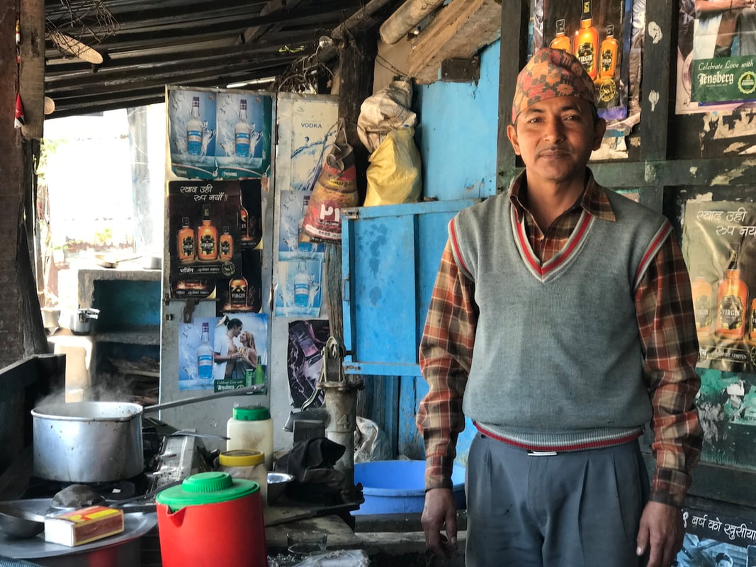 Tea Stall Nepal - God Dieux Photography