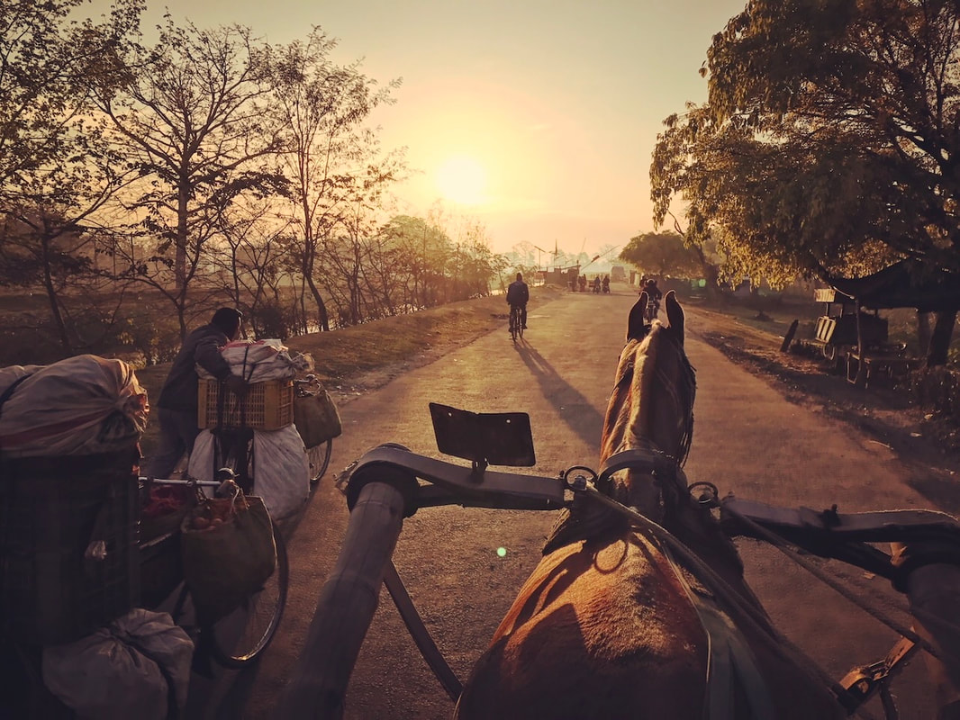 Morning Border Crossing Nepal - God Dieux Photography