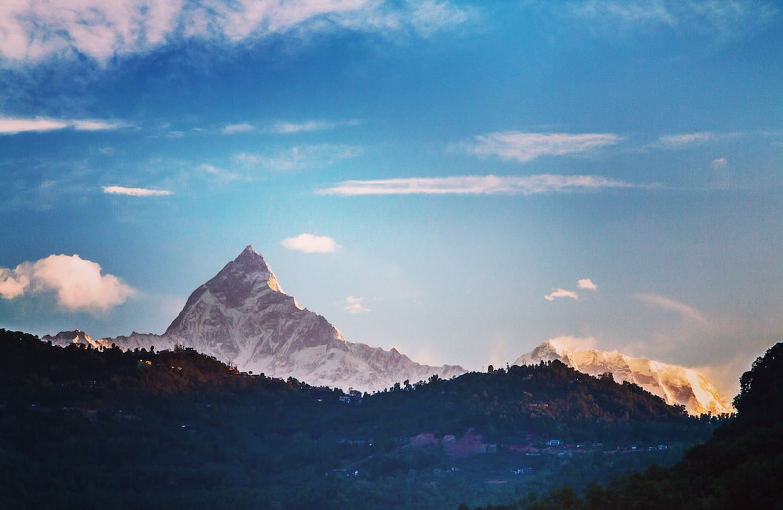 Fishtail from Pokhara Nepal - God Dieux Photography