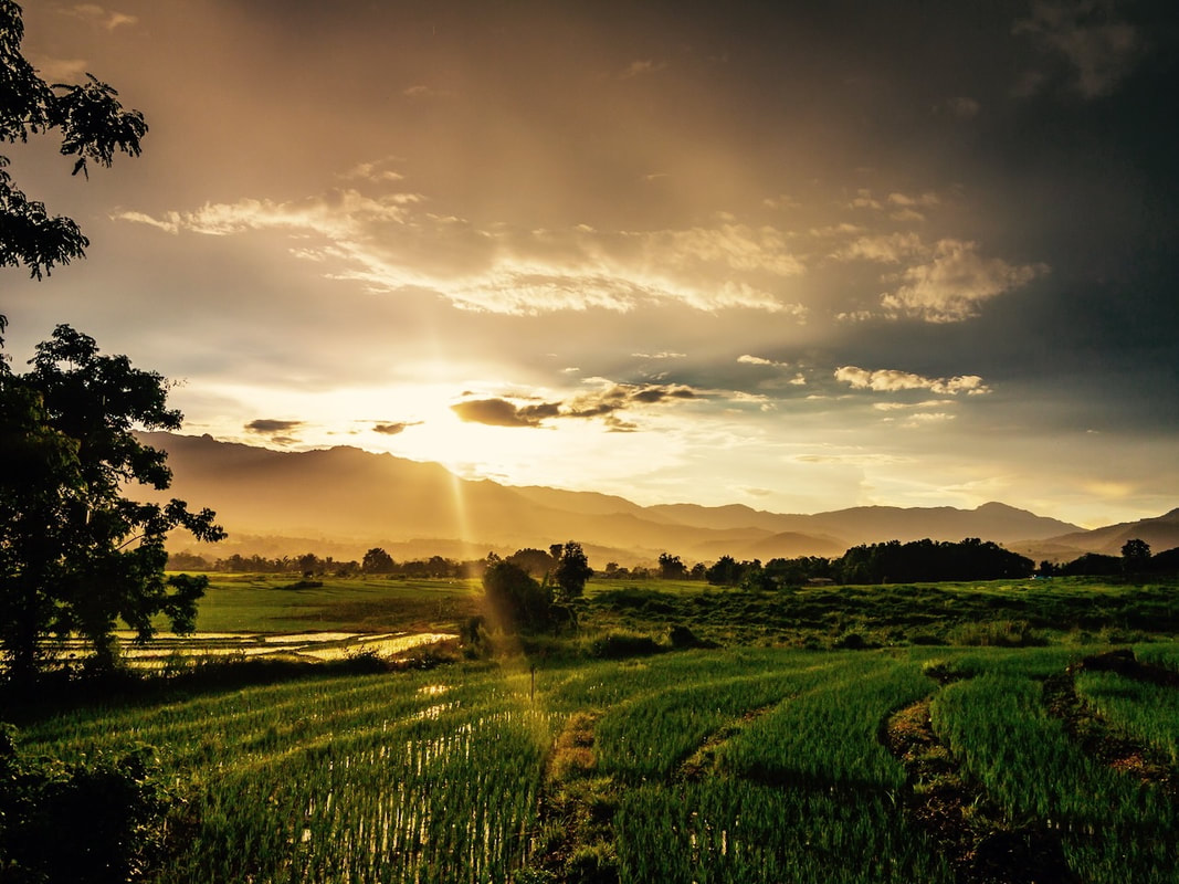 God Dieux Photography - Sunset in Pai Thailand