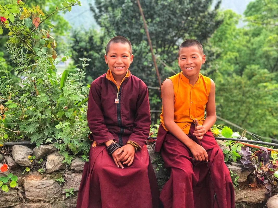 Nepali Tibetan Monk Boys - God Dieux Photography